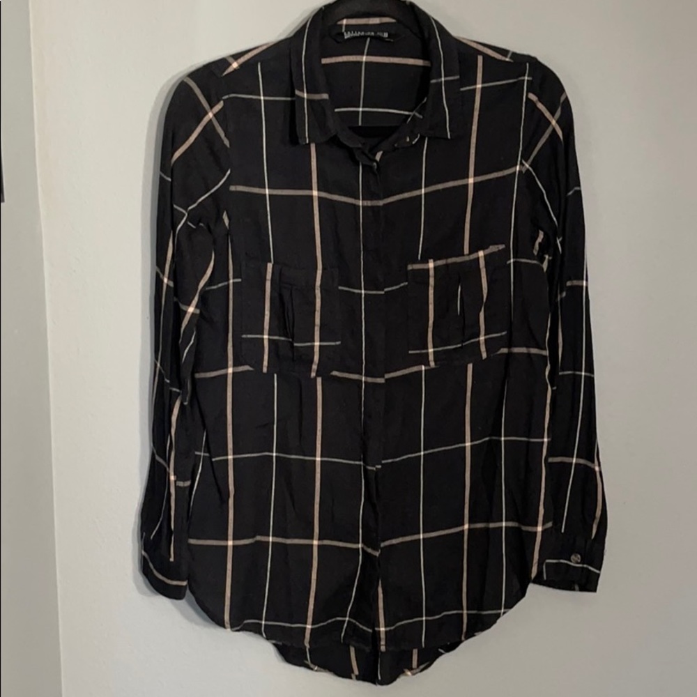 Cotton On Flannel Top